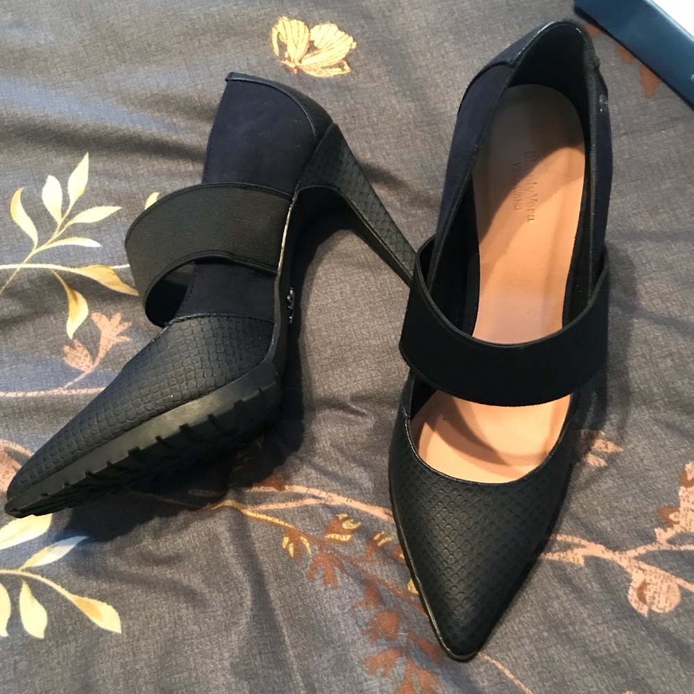 Simply Vera 3” Blue heels - Picture 2 of 4